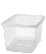 smartstore Aufbewahrungsbox BASIC XL, 60 Liter, transparent
