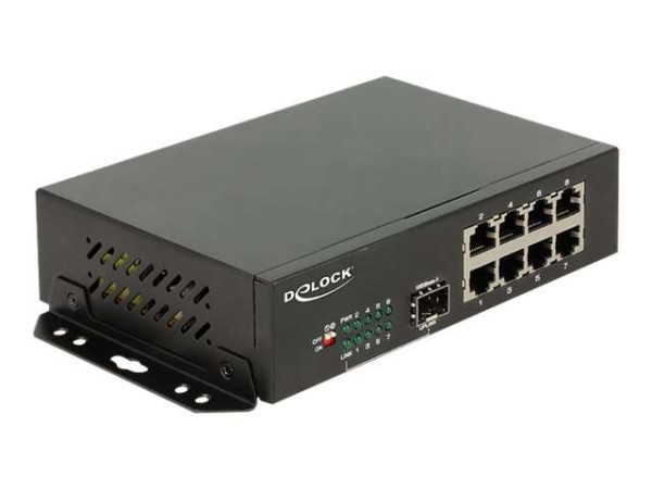 DELOCK Gigabit Ethernet Switch 8 Port + 1 SFP 87708