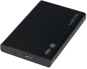 LogiLink 2,5" SATA Festplatten-Gehäuse, USB 3.0, schwarz