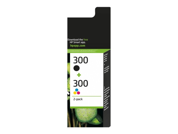 HP 300 2er Pack Schwarz,dreifarbig Tintenpatrone CN637EE#301