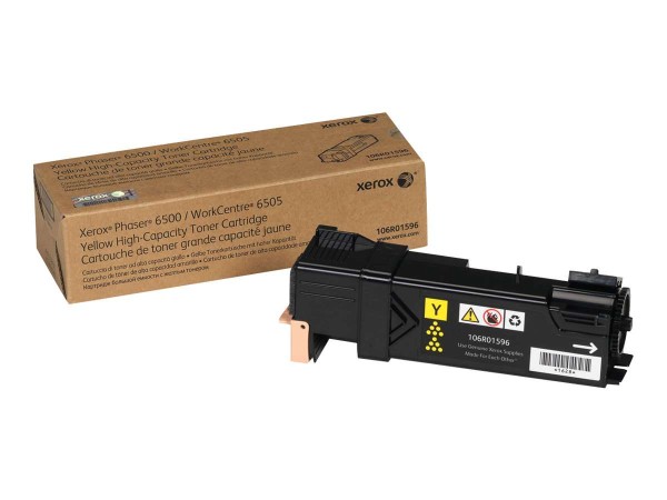 XEROX Phaser 6500 Gelb Tonerpatrone 106R01596