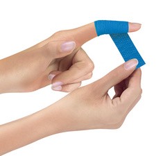 Lifemed Pflasterverband, selbsthaftend, blau, 2er