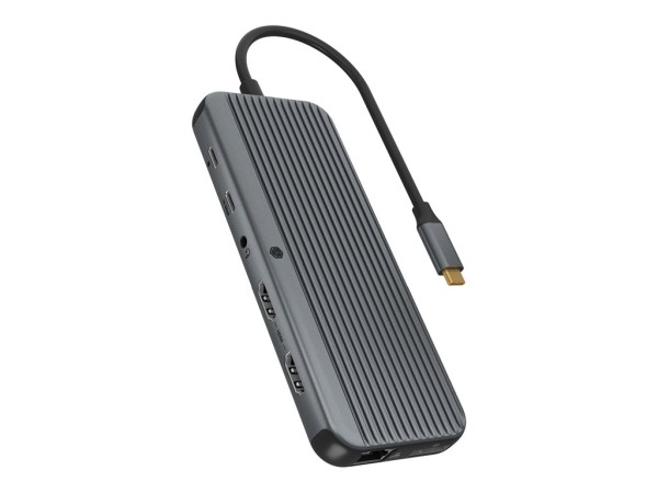 RAIDSONIC Dockingstation IcyBox USB-C mit dreifacher Videoausgabe retail IB-DK4060-CPD