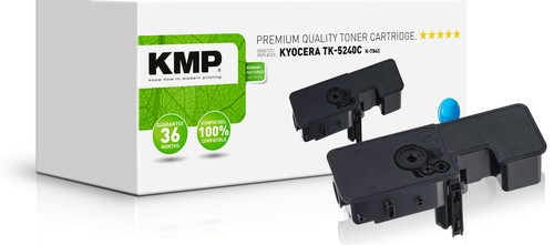 KMP KMP Tonerkartusche ersetzt Kyocera TK5240C (1T02R7CNL0)