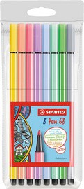 STABILO Fasermaler Pen 68, 20er Kunststoff-Etui