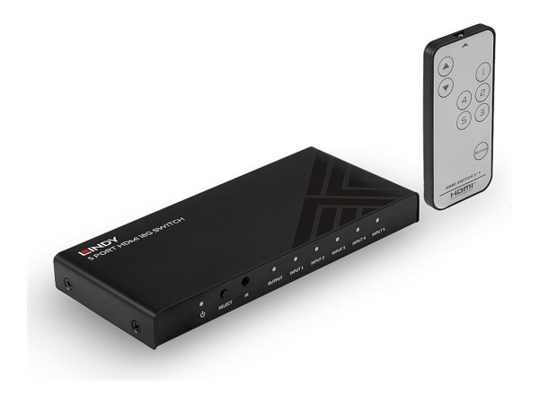 LINDY LINDY HDMI-Switch 5 Port HDMI 18G