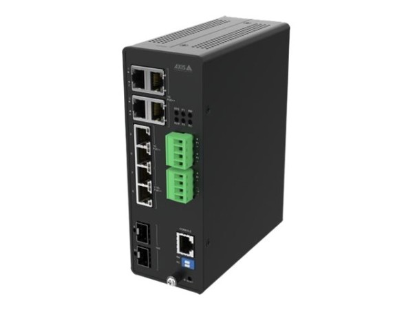 AXIS D8208-R - Switch - industriell - managed - 8 x 10 Gigabit Ethernet - D 02621-001