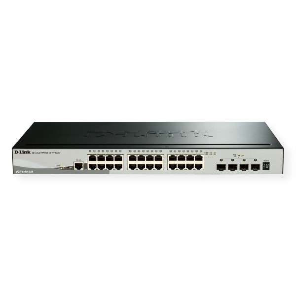 D-LINK 28-Port Smart Managed Gigabit Stack Switch 4x 10G, dlink|green 3.0 DGS-1510-28X/E