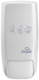 Fripa WC-Sitz-Desinfektionsmittelspender, Kunststoff, weiß