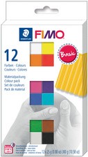 FIMO SOFT Modelliermasse-Set "Brilliant", 12er Set