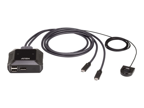ATEN US3312 2-Port USB-C 4K DisplayPort KVM Switch US3312