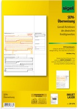 sigel Bankformular "PC-SEPA-Überweisung", DIN A4