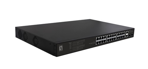 LEVELONE LEVELONE Switch 28x FE FGP-2831 2xGE 2xGSFP  390W 802.3xPoE