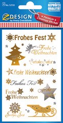 AVERY Zweckform ZDesign Weihnachts-Sticker Schrift + Symbole