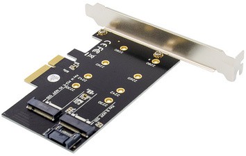 DIGITUS M.2 NGFF/NVMe SSD PCI Express 3.0 (x4) Add-On Karte