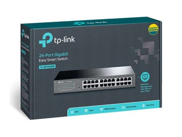 TP-LINK 24-Port Gigabit Easy Smart Switch TL-SG1024DE