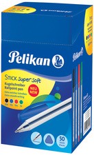 Pelikan Kugelschreiber STICK super soft, farbig sortiert