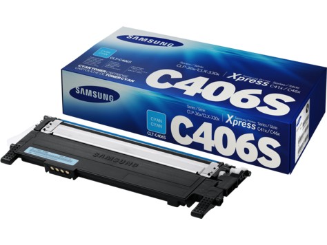 HP CLT-C406S Cyan Toner Cartridge