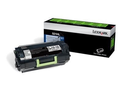 LEXMARK LEXMARK 520HAL Schwarz Tonerpatrone für Etikettenanwendungen LCCP