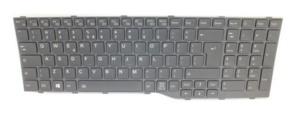 FUJITSU FUJITSU KEYBOARD BLACK W/BL UK