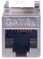 DIGITUS Keystone Modul Kat.6A(tief) geschirmt, grau