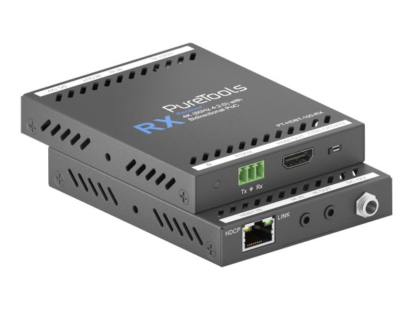 PURELINK PureTools - HDBaseT Extender Set, 4K HDMI (60Hz 4:2:0) mit bidirek PT-HDBT-100