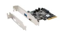 EXSYS GmbH 2 Port USB 3.2 Gen2 PCIe (x4) Karte mit 1x A- und C? Anschluss ( EX-12002-2