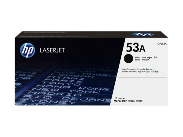 HP 53A Schwarz LaserJet Tonerpatrone (Q7553A) Q7553A