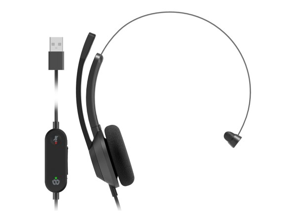 CISCO Headset 321 USB, Wired Single On-Ear Headphones HS-W-321-C-USB