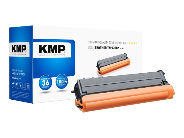 KMP KMP Tonerkartusche ersetzt Brother TN426BK