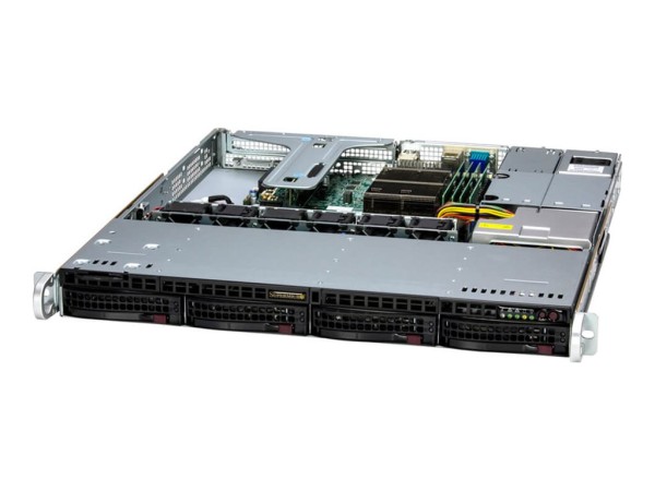SUPERMICRO 1U X13SCH-SYS 4x3.5" Hot-Swap 600W SYS-511R-M