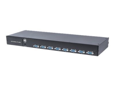 INTELLINET Modularer 8-Port KVM-Switch mit VGA-Schnittstelle Zur Verwendung 507776