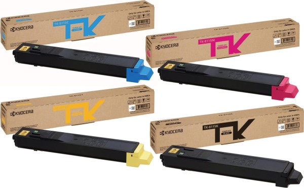 KYOCERA KYOCERA Original TK-8115 Toner - 4er Multipack cyan magenta gelb schwarz