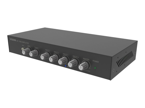 VISION VISION Professioneller digitaler Audio-Mixer-Verstärker - 30 JAHRE GARANTIE - 2 x 50 W (RMS @ 8 Ohm)