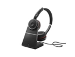 JABRA Evolve 75 UC Duo inkl. Ladestation - Headset - Lautstärkeregler