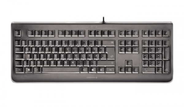 Cherry KC 1068 - Tastatur - Laser - 105 Tasten QWERTZ - Schwarz