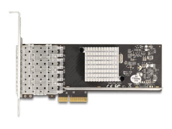 DELOCK DELOCK PCI Express x4 Karte zu 4 x SFP Slot Gigabit LAN i350