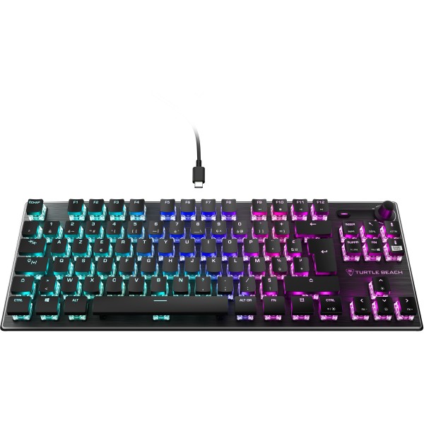 TURTLE BEACH TURTLE BEACH Vulcan TKL AIMO Gaming-Tastatur, Red Switch