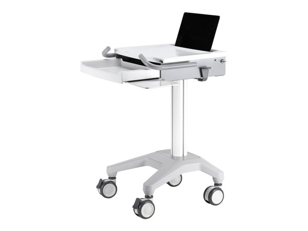NEOMOUNTS NEOMOUNTS Mobile Laptop Cart incl. keyboard & mouse drawer 25,4-55,9cm 10-22" Creme
