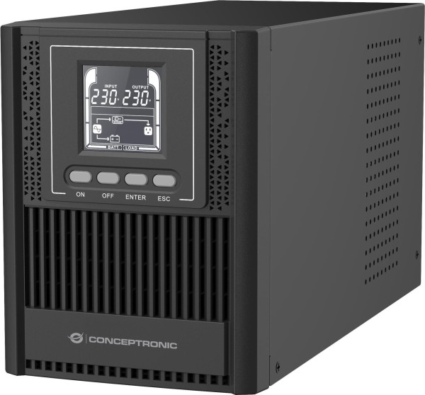 CONCEPTRONIC CONCEPTRONIC ZEUS USV 1000VA 900W Online UPS,IEC EPO Port