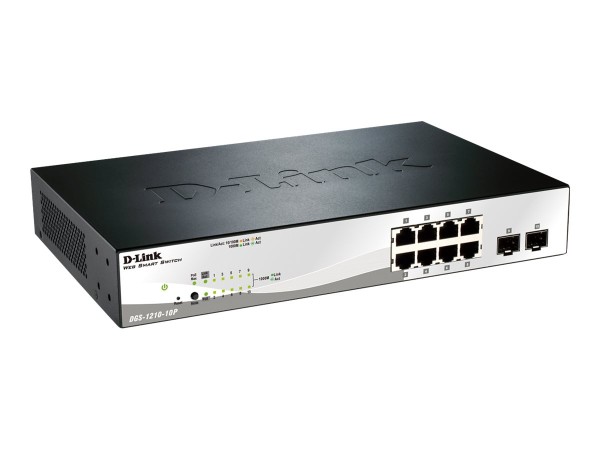 D-LINK 10-PORT LAYER2 POE GIGABIT DGS-1210-10P