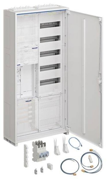 HAGER HAGER Komplettschrank univ.Z ZB32EZ116SB 1100mm 1ZP 2feld BKE-I OKK VT5rh APZ SL