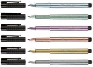 FABER-CASTELL Tuschestift PITT artist pen, gold