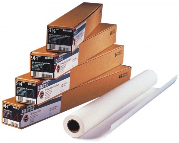 Original hp Rollenpapier für DesignJet, hochweiß, 90 g