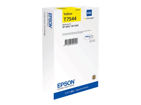 EPSON T7544 Größe XXL Gelb Tintenpatrone C13T754440