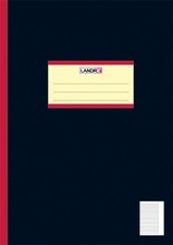 LANDRÉ Oberschulheft DIN A4, liniert, weißer Rand rechts