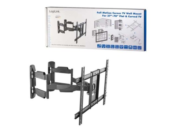 LOGILINK TV-Wandhalterung, Festmontage, 37"-70" BP0047