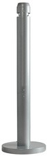 Rubbermaid Standascher Smokers' Pole, rund, schwarz