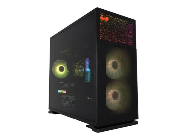 IN WIN N127 Midi-Tower Tempered Glass - schwarz IW-CS-N127BLK-1AL120
