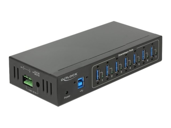 DELOCK DELOCK Externer Industrie Hub 7 x USB 3.0 Typ-A